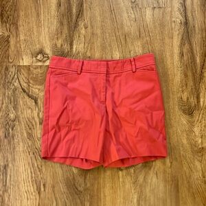 Talbots 2p perfect short deep salmon pink